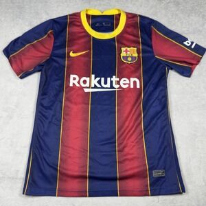 Barcelona Shirt Mens Small Nike Football Soccer Jersey Rakuten Beko Unicef 80s
